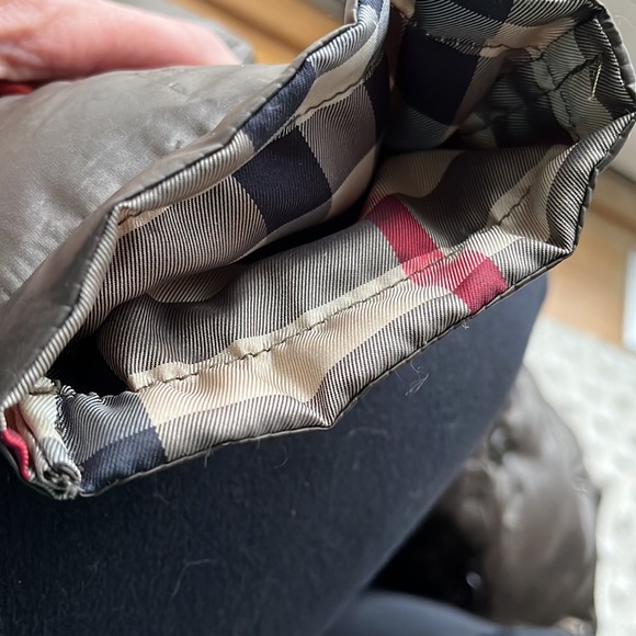 Burberry London Shiny Brown Down PufferJacket Size 2 - Picture 16 of 16